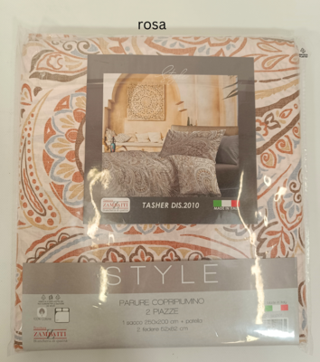 COPRIPIUMINO 2P STYLE Z Ingrosso ZAMBAITI Tellini S.r.l.